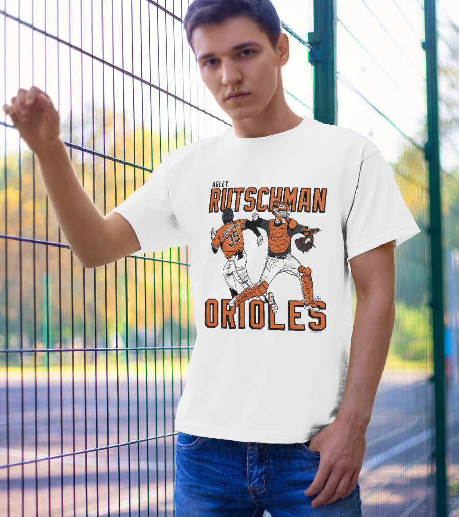 Adley Rutschman Baltimore Orioles #35 MLB Catcher T-Shirt