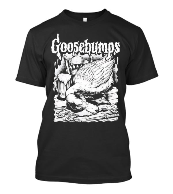 Goosebumps Goose With Thrown Chair And Mug T-Shirt