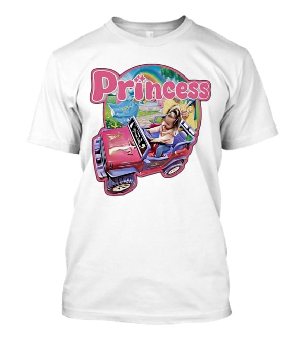 Princess Rainbow Fantasy Adventure Kids Jeep T-Shirt