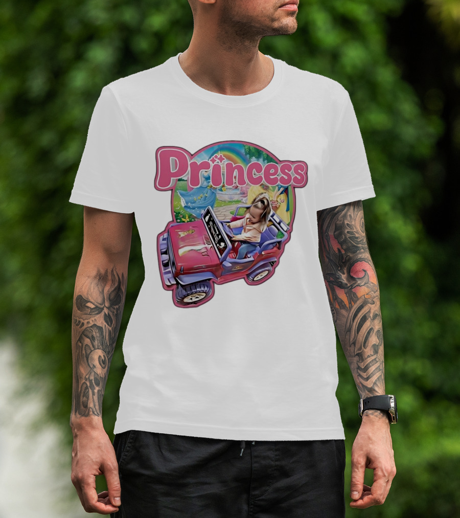 Princess Rainbow Fantasy Adventure Kids Jeep T-Shirt