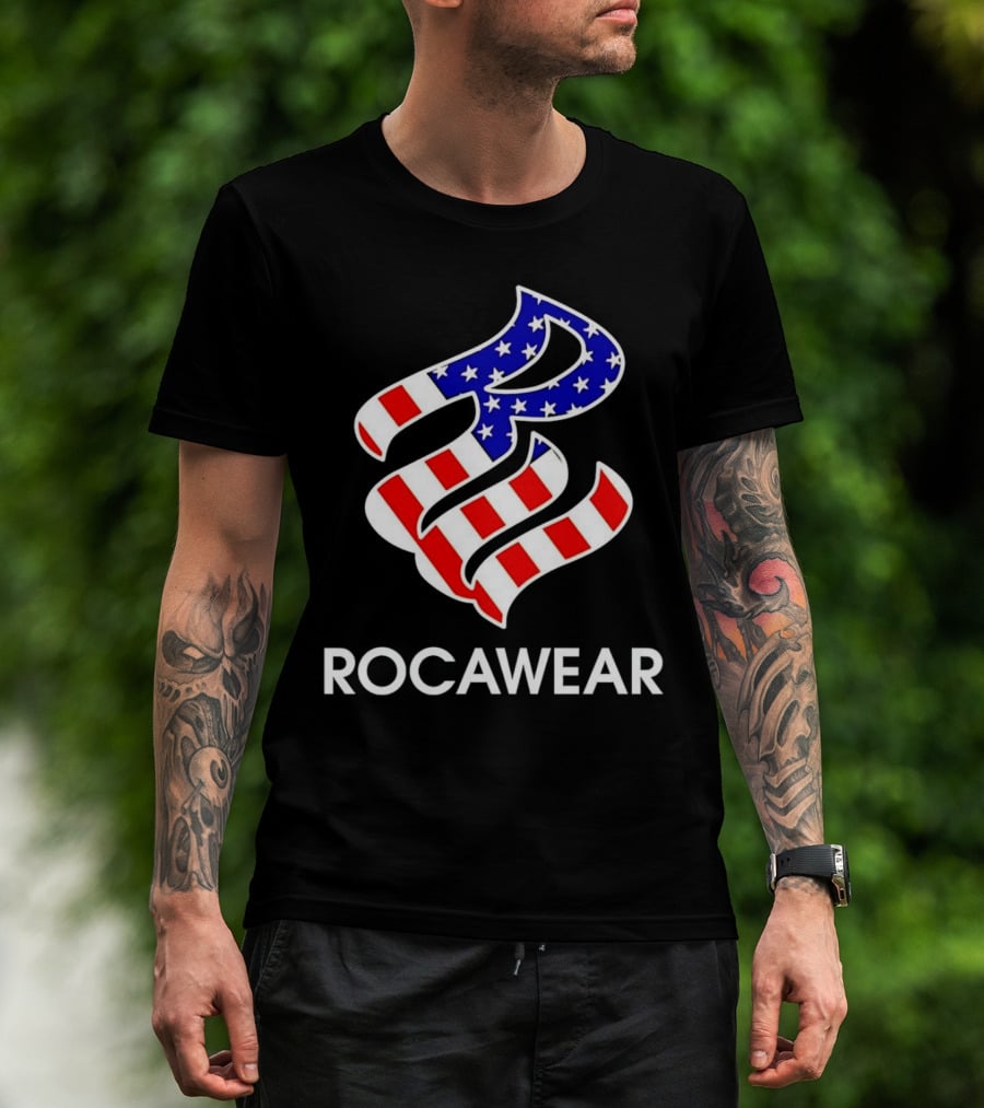 Rocawear American Flag Logo Freedom T-Shirt