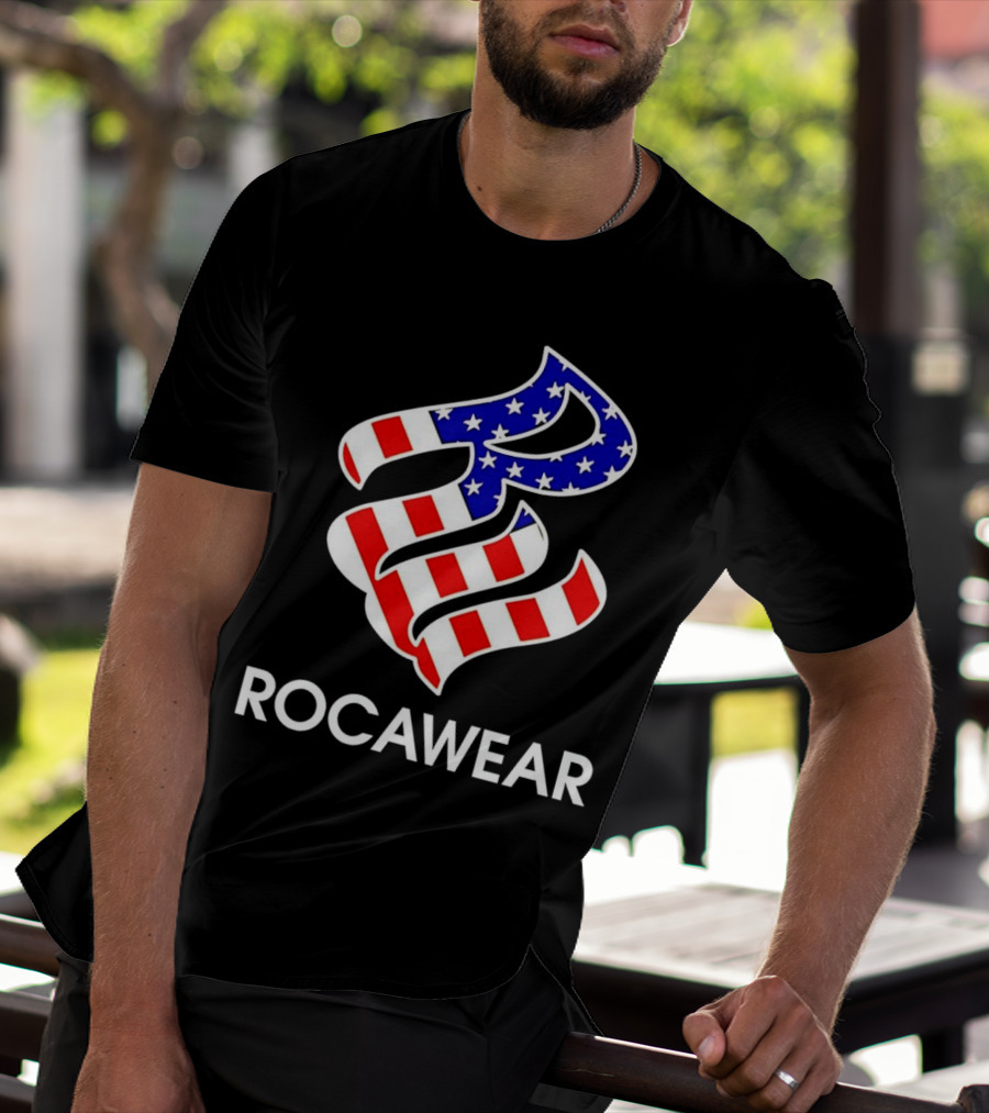 Rocawear American Flag Logo Freedom T-Shirt