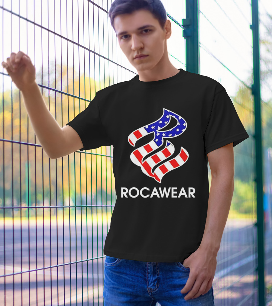 Rocawear American Flag Logo Freedom T-Shirt