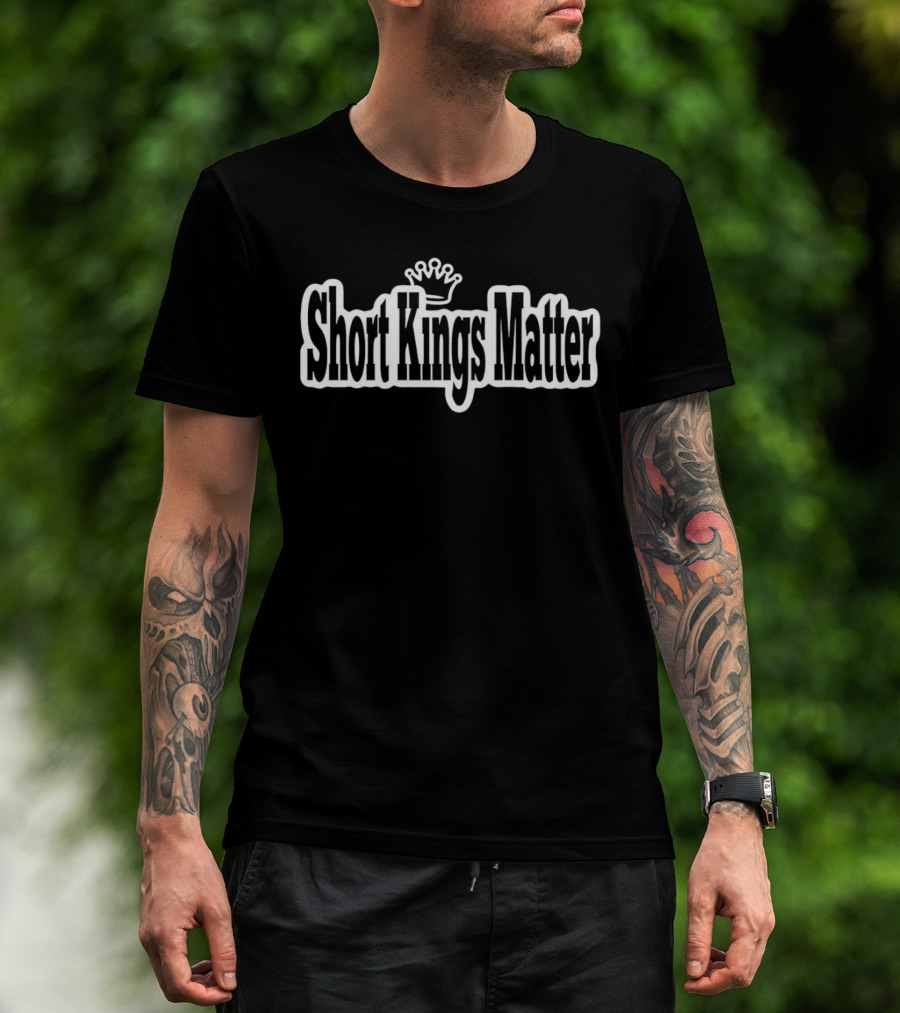 Short Kings Matter Crown Emblem T-Shirt