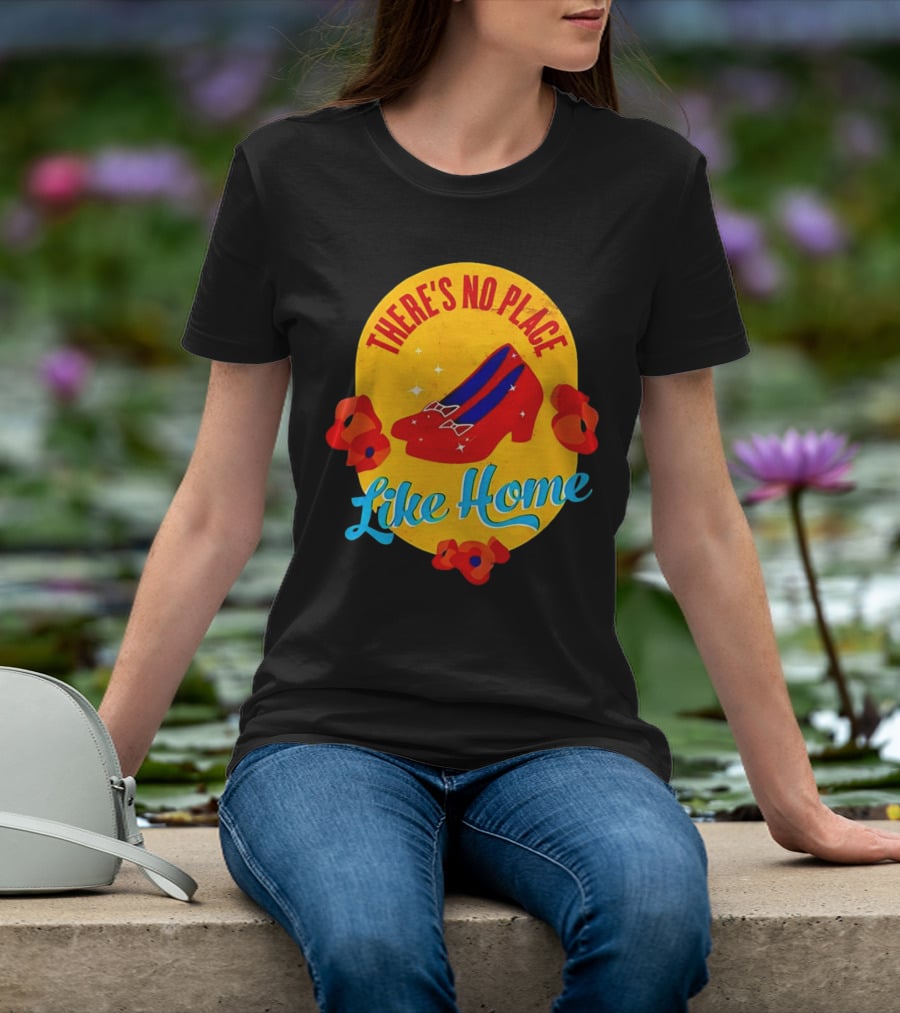 There's No Place Like Home Red Shoes Vintage T-Shirt