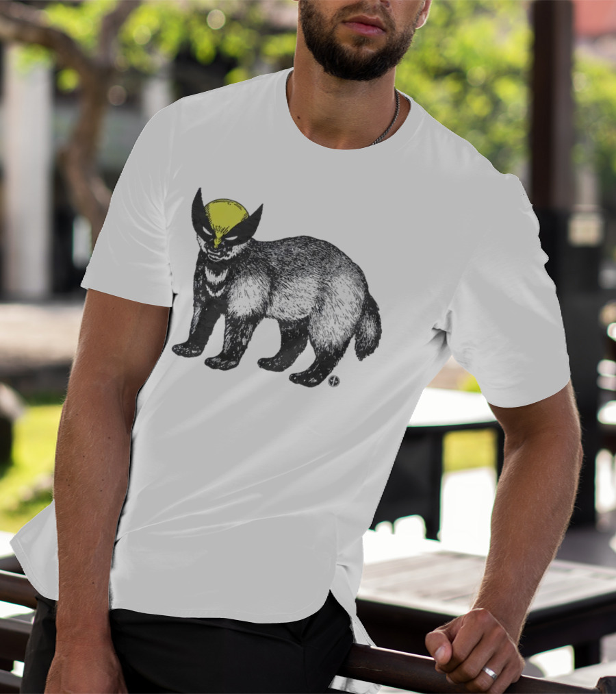 This Is Textbook Wolverine With Yellow Mask On Animal T-Shirt