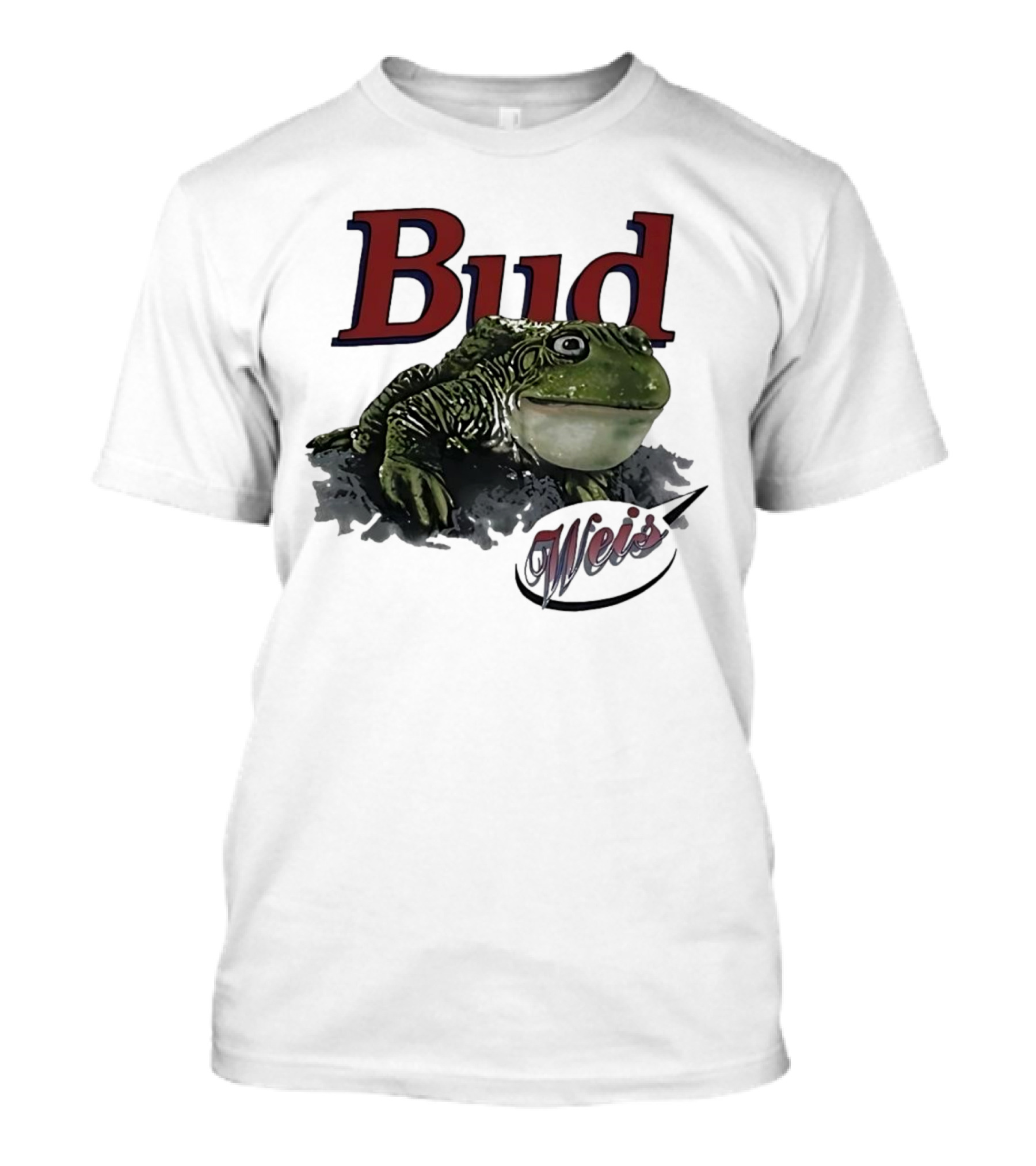 Budweiser Bud Weis Frog T-Shirt