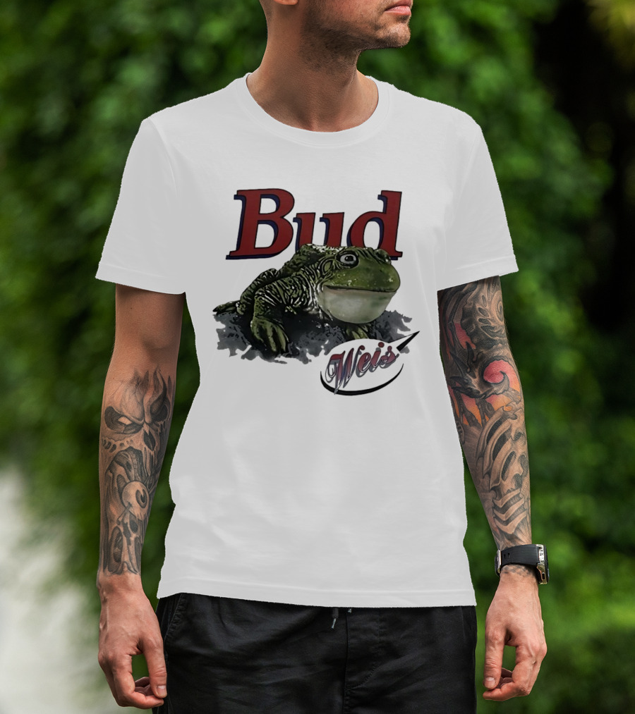 Budweiser Bud Weis Frog T-Shirt