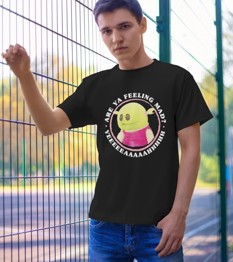 Are Ya Feeling Mad Yeeeeaaaahhh Nanalan Puppet In Pink T-Shirt