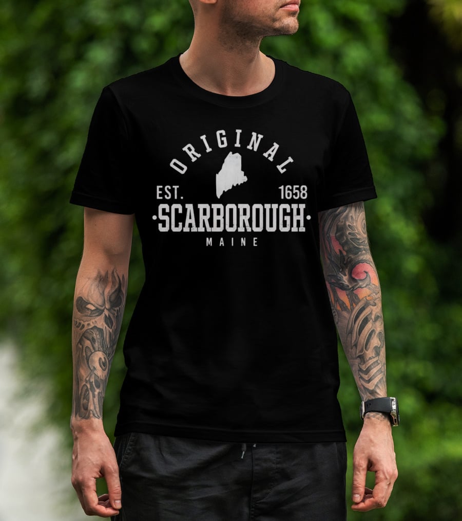 Original Scarborough Maine Est 1658 T-Shirt