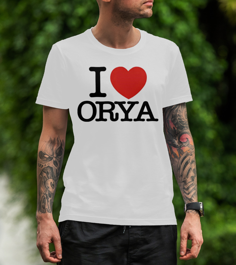 I Love ORYA Heart Icon T-Shirt