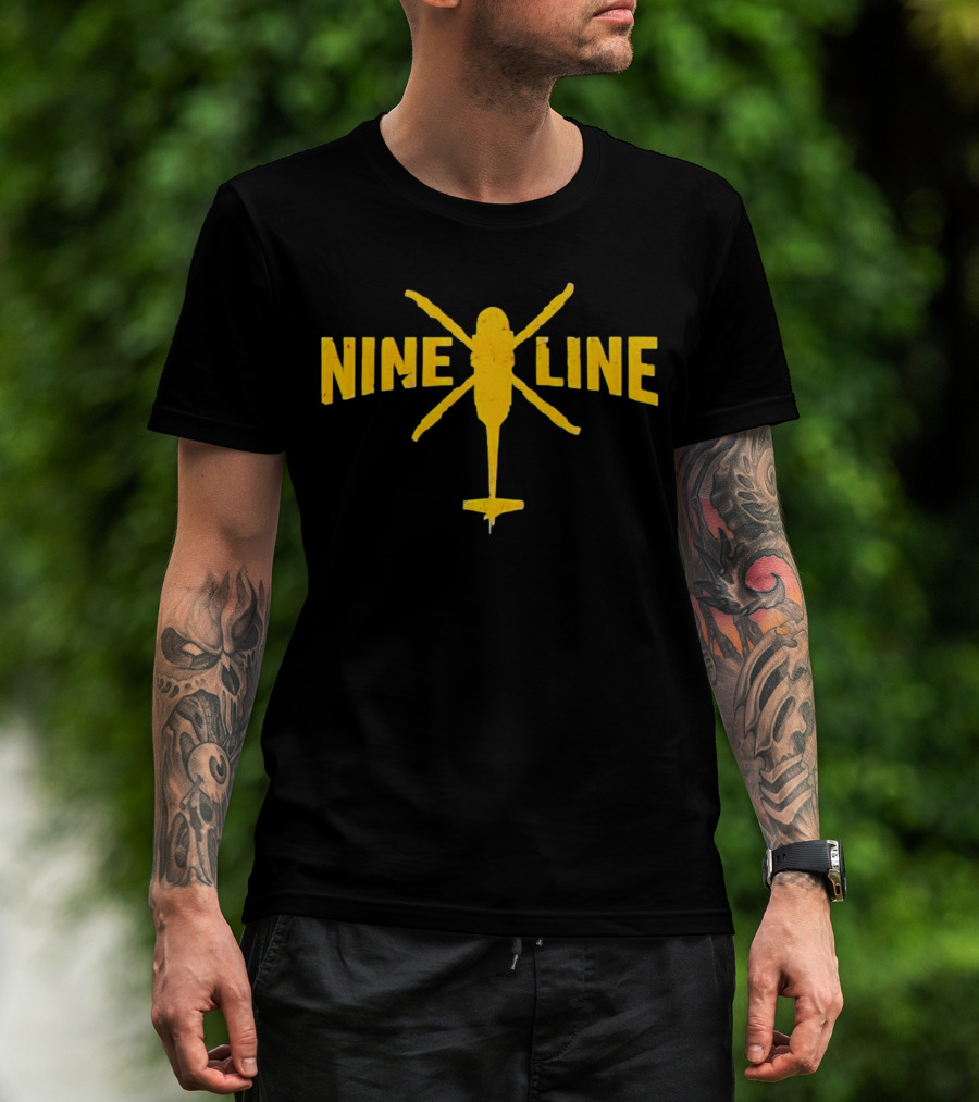 Nine Line Helo Helicopter T-Shirt