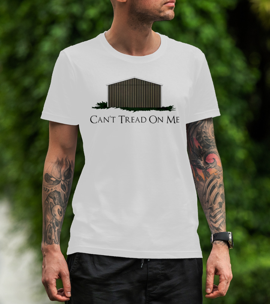 Can't Tread On Me Shed With Grass Elements T-Shirt