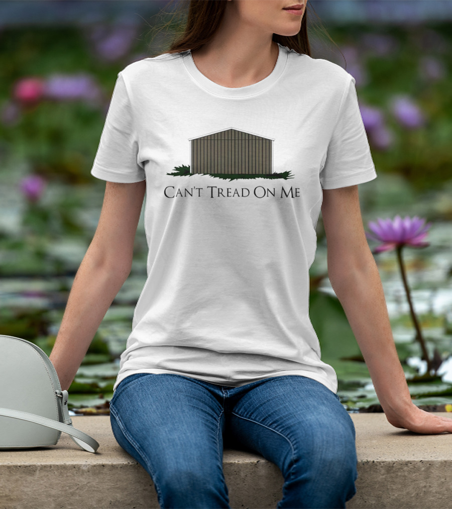 Can't Tread On Me Shed With Grass Elements T-Shirt