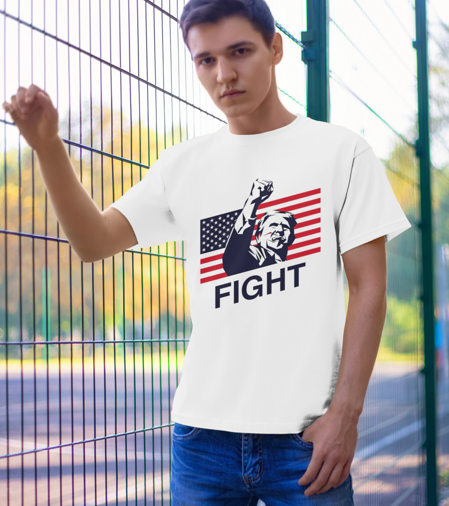 Fight American Flag Patriot T-Shirt
