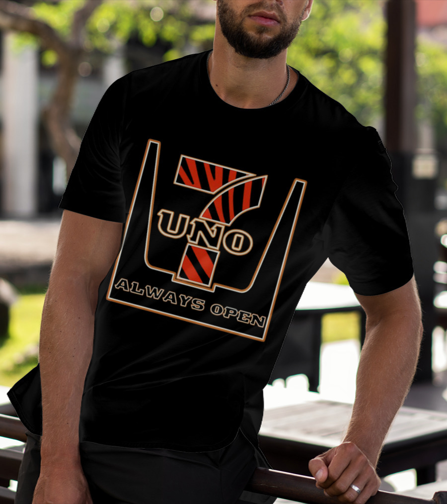 Uno Always Open 7 Bengals T-Shirt