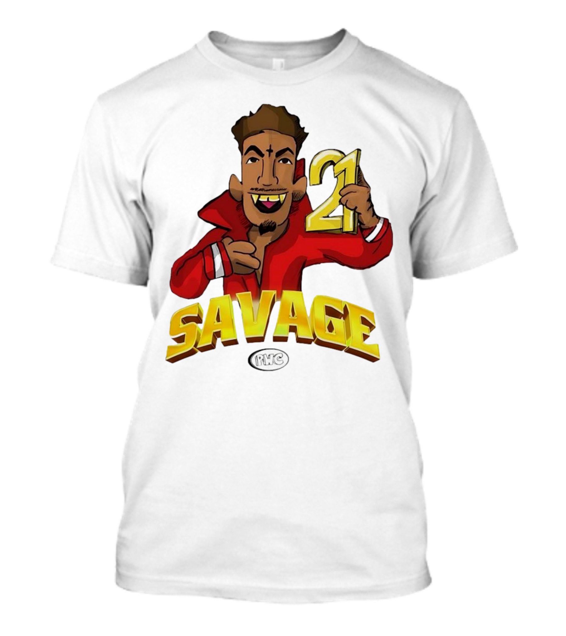 Savage 21 PWC Cartoon Character T-Shirt