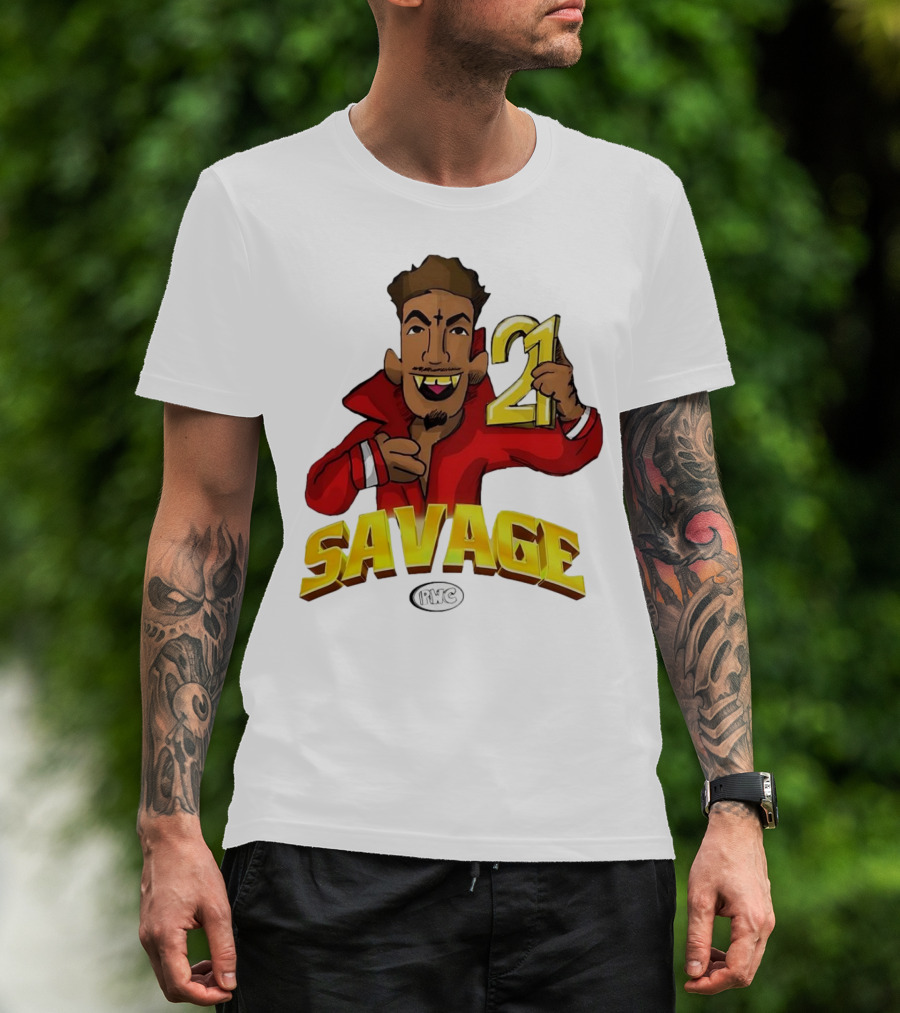 Savage 21 PWC Cartoon Character T-Shirt
