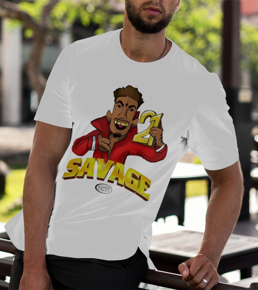 Savage 21 PWC Cartoon Character T-Shirt