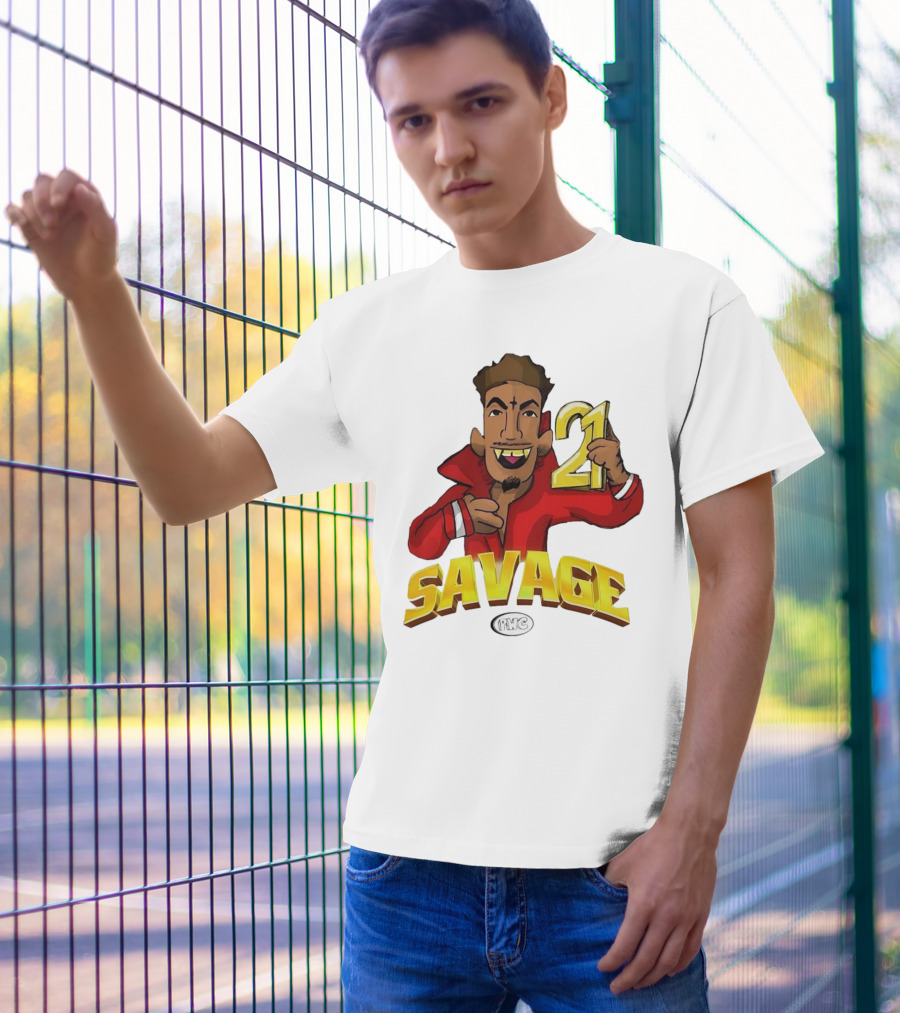 Savage 21 PWC Cartoon Character T-Shirt