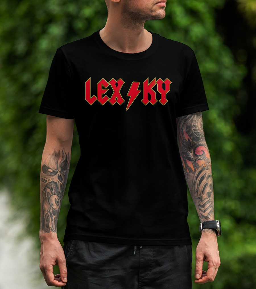 LEX KY Lightning Bolt Rock T-Shirt