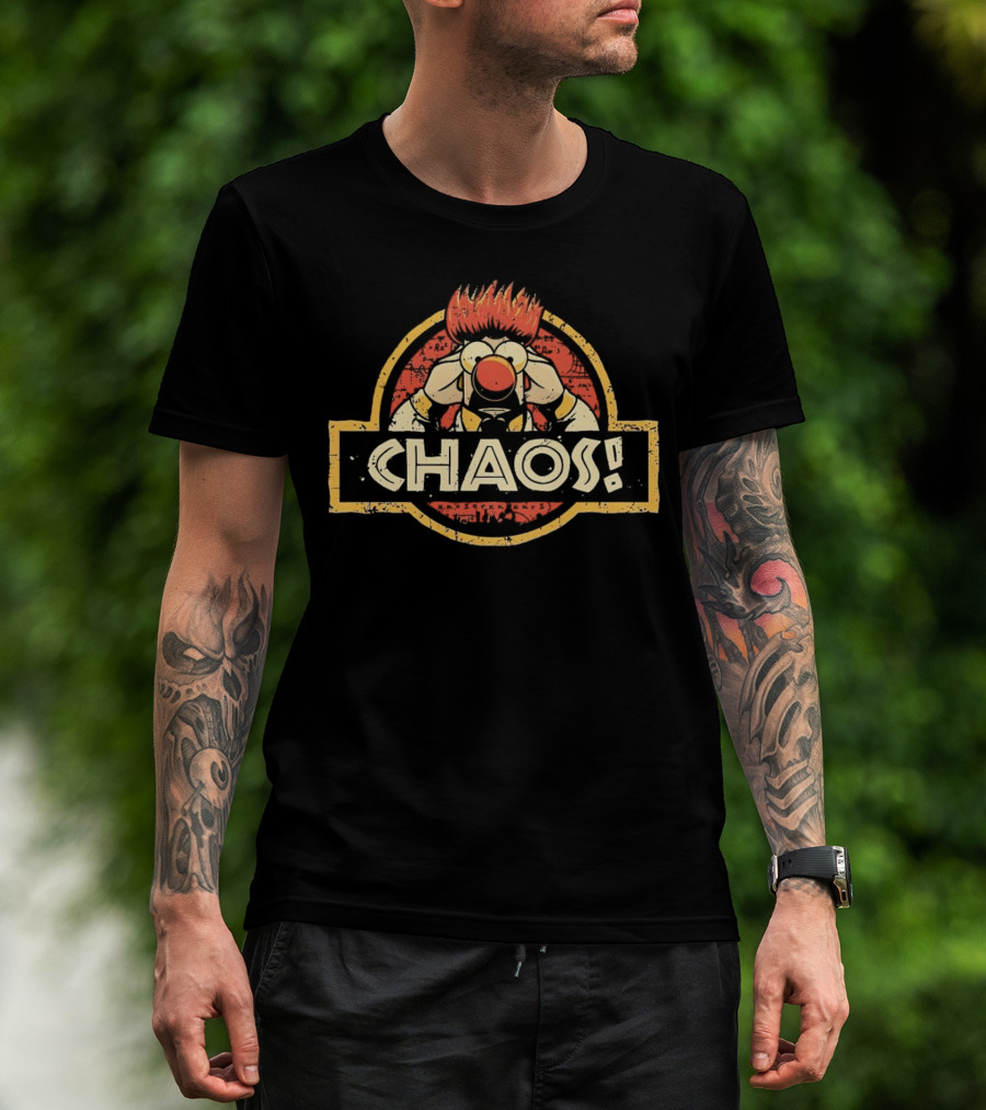 Jurassic Park Chaos Beaker Muppet T-Shirt