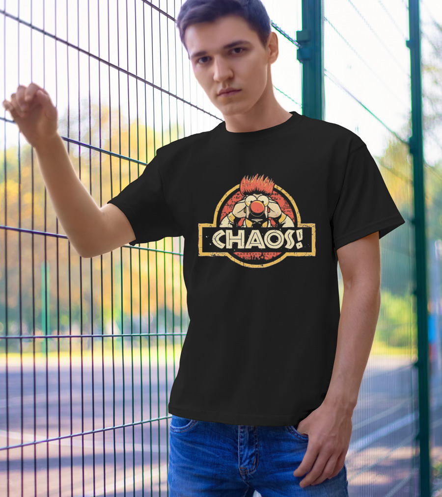 Jurassic Park Chaos Beaker Muppet T-Shirt