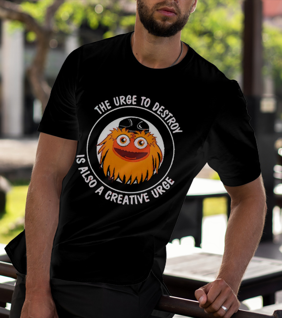 Gritty Philly Urge To Destroy Creative Urge T-Shirt