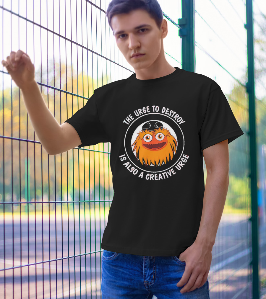Gritty Philly Urge To Destroy Creative Urge T-Shirt