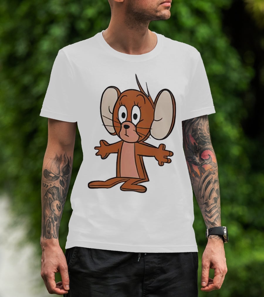 Hanna Barbera Tom And Jerry Jerry Iconic Character T-Shirt