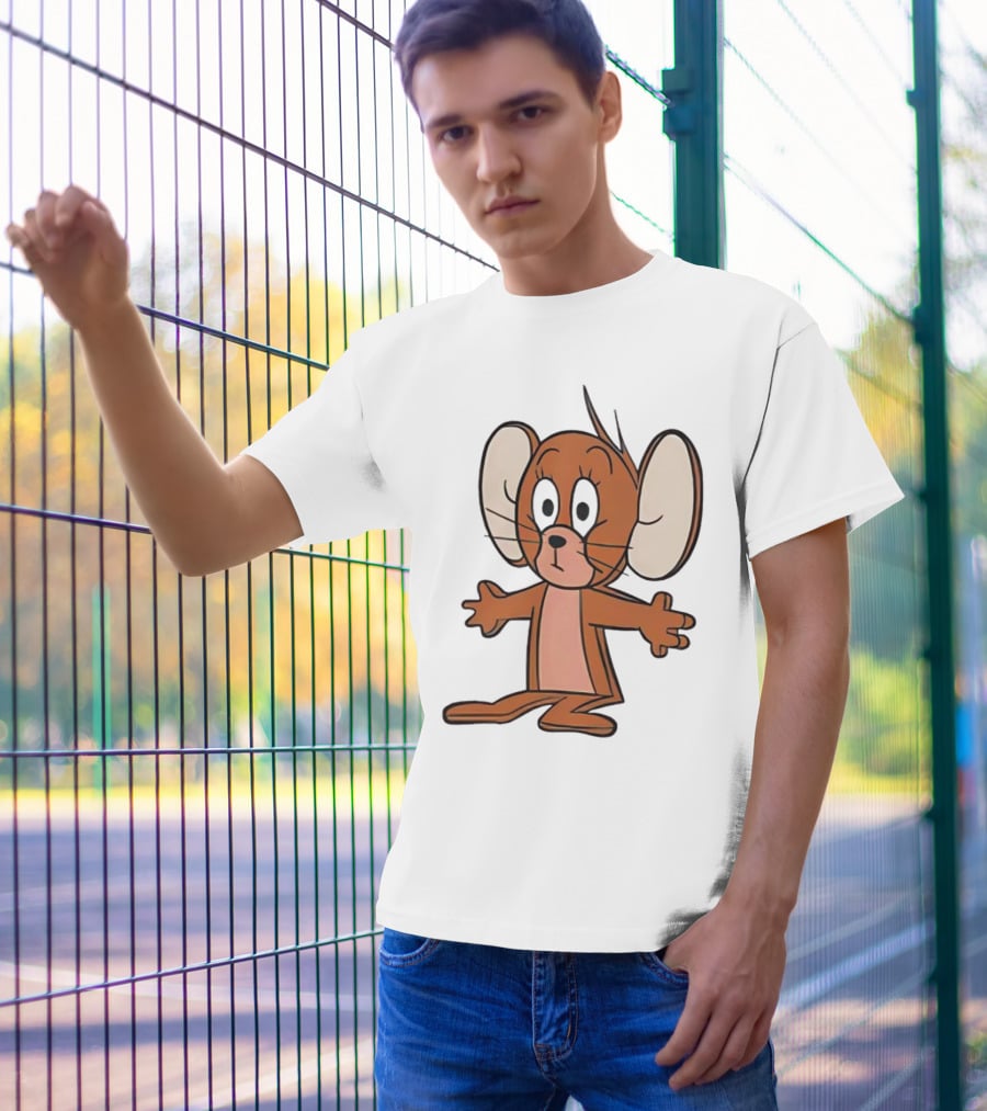 Hanna Barbera Tom And Jerry Jerry Iconic Character T-Shirt