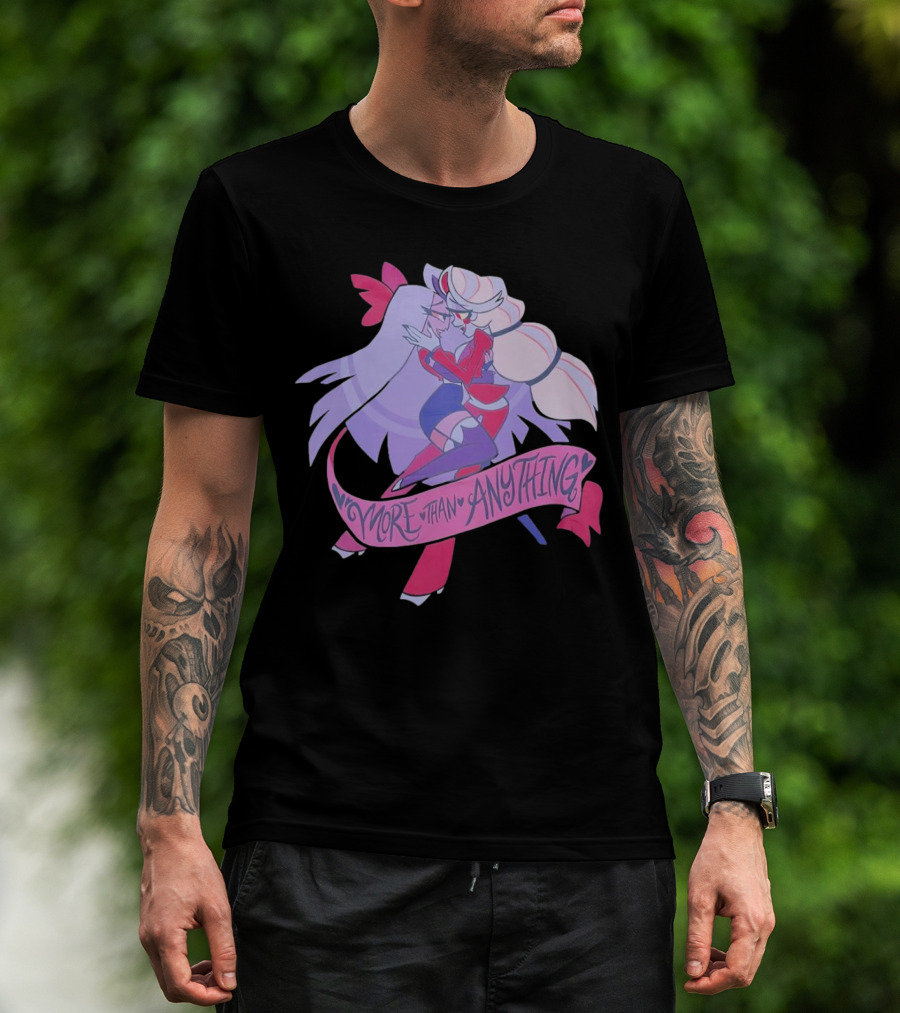 Charlie And Vaggie Hazbin Hotel More Than Anything T-Shirt
