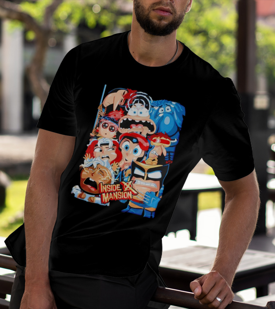 Inside X Mansion Inside Out 2 X-Men Mashup T-Shirt