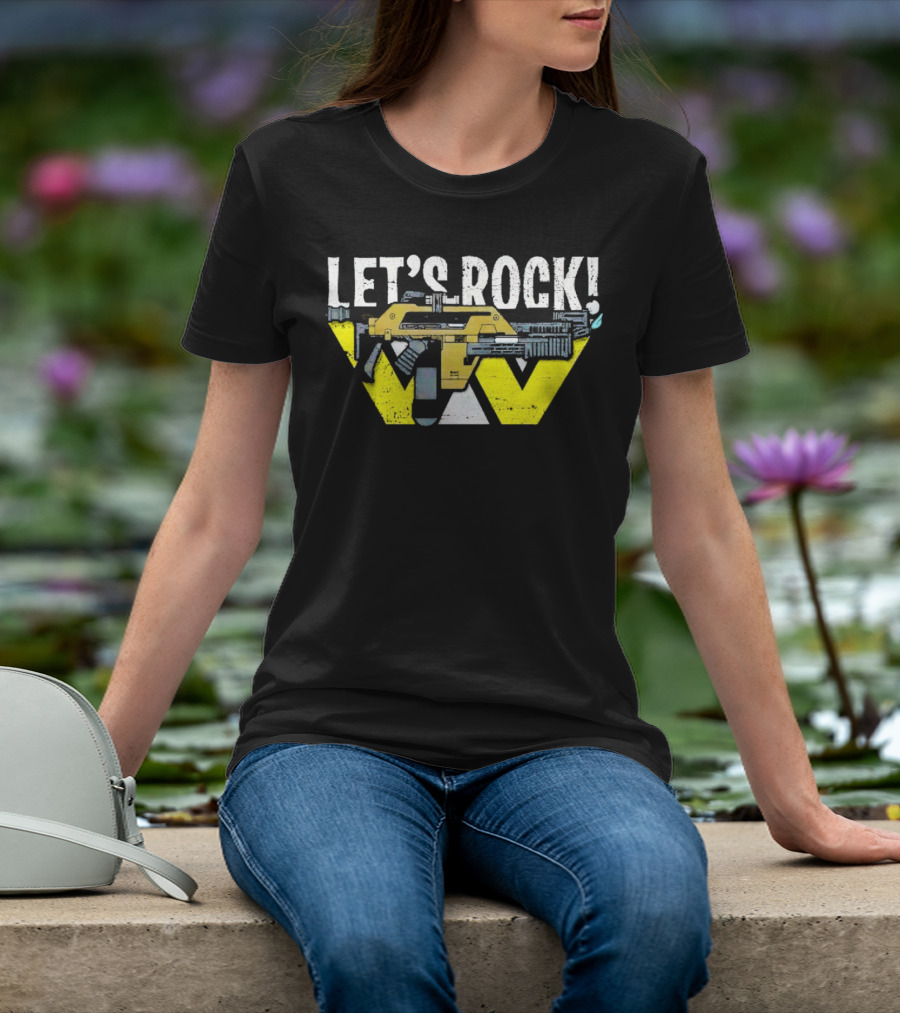 LET'S ROCK Aliens Weyland Yutani Pulse Rifle T-Shirt