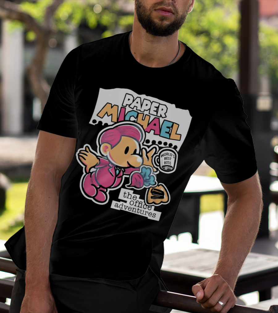 Paper Michael World's Best Boss The Office Adventures T-Shirt