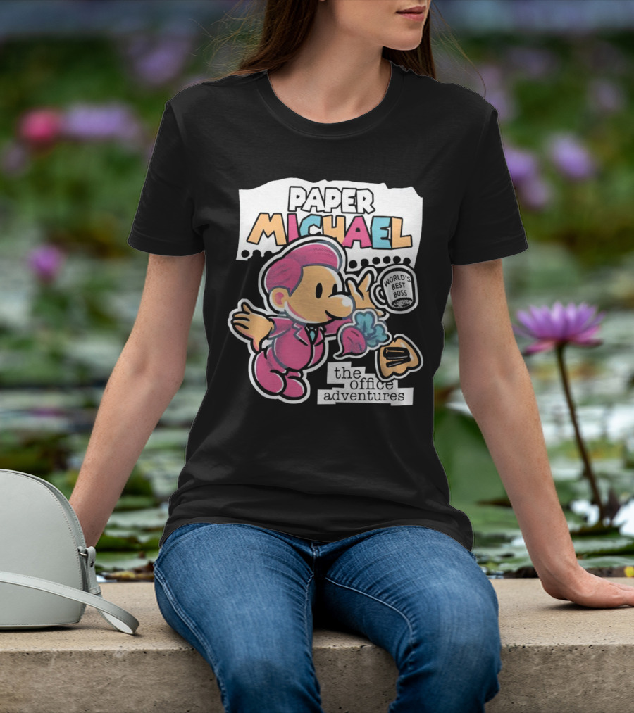 Paper Michael World's Best Boss The Office Adventures T-Shirt
