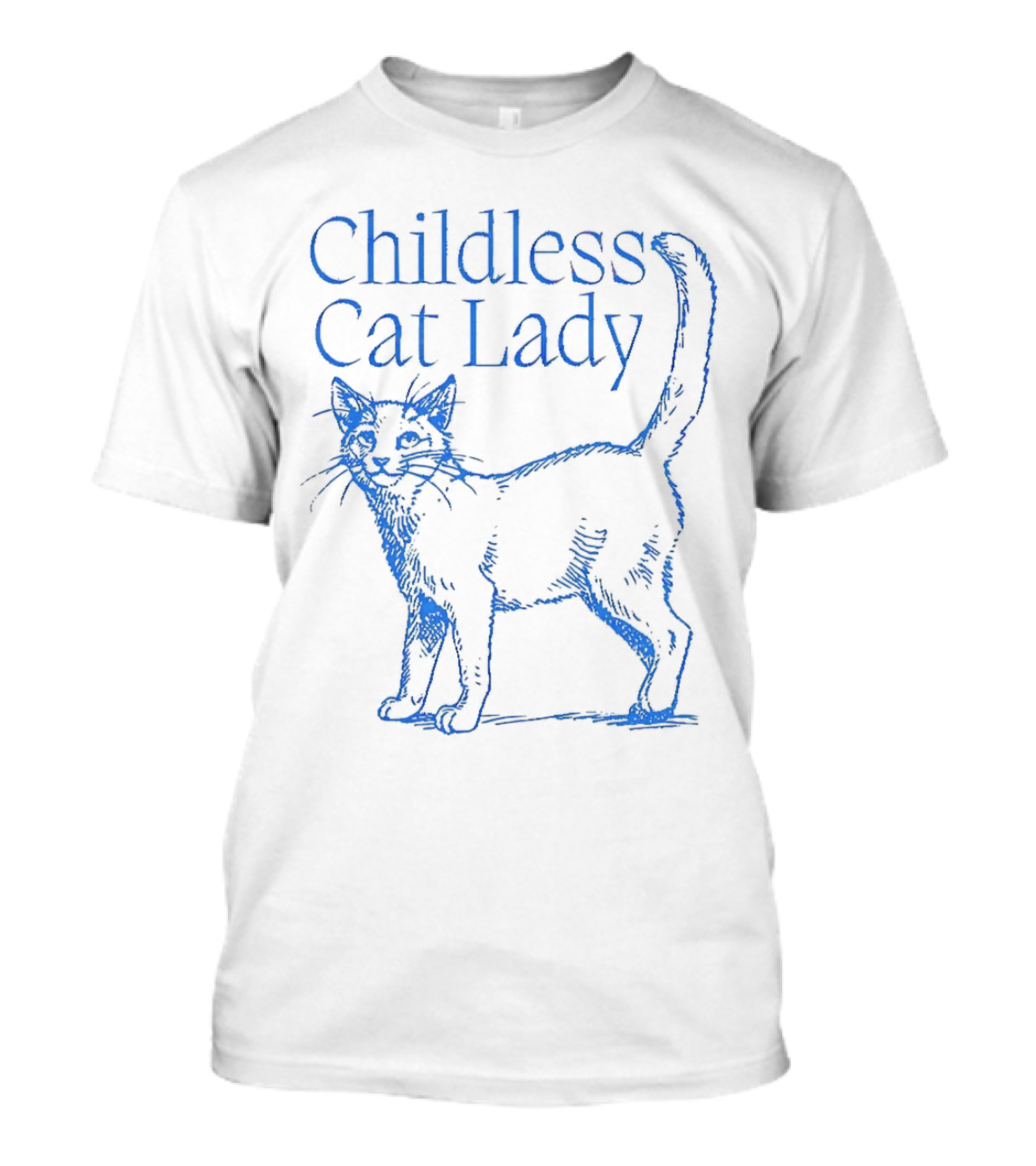 Childless Cat Lady Feline T-Shirt
