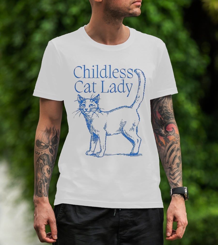 Childless Cat Lady Feline T-Shirt