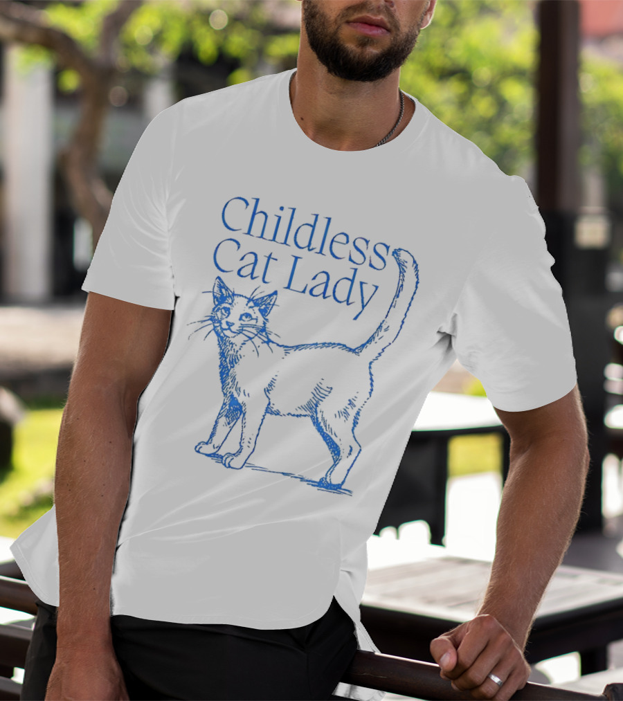 Childless Cat Lady Feline T-Shirt