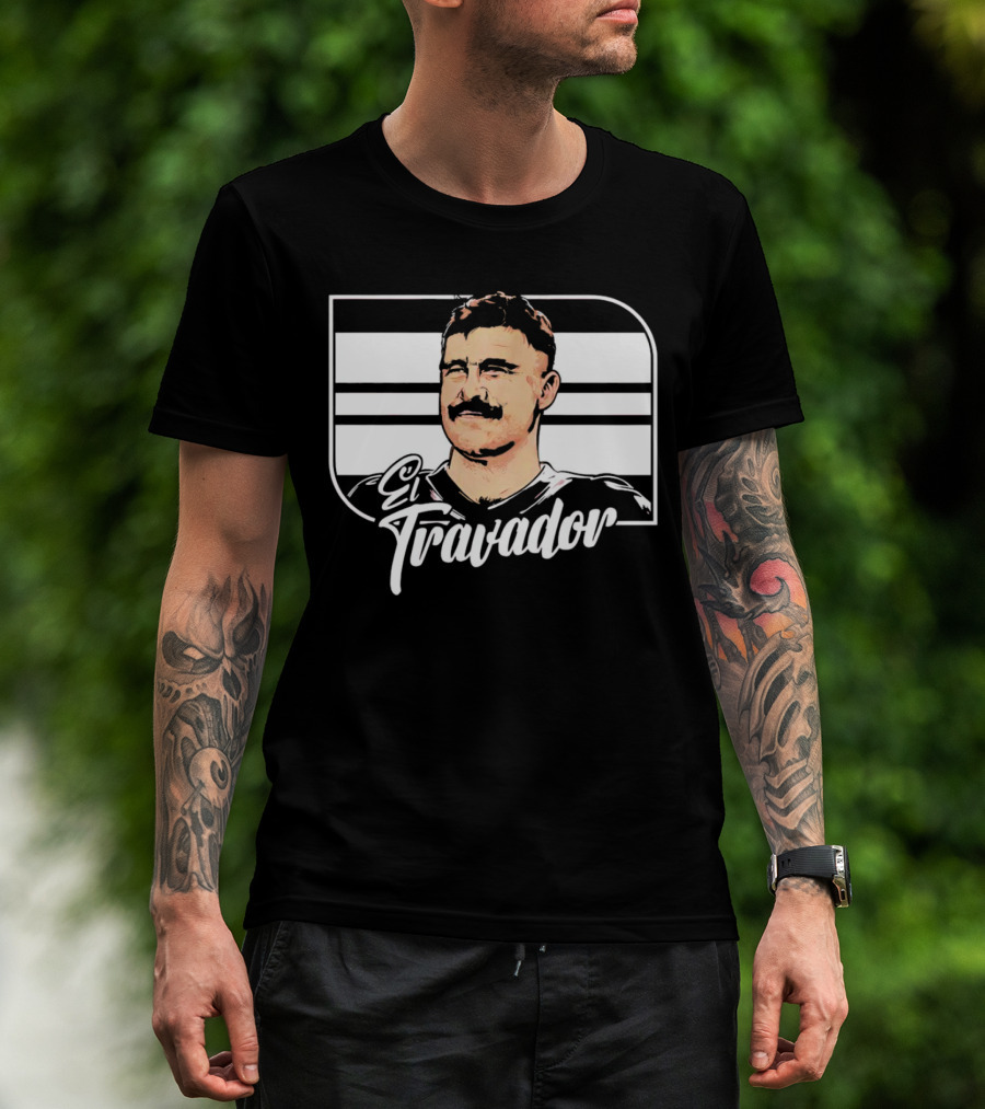 Travis Kelce El Travador NFL Football Player Caricature T-Shirt
