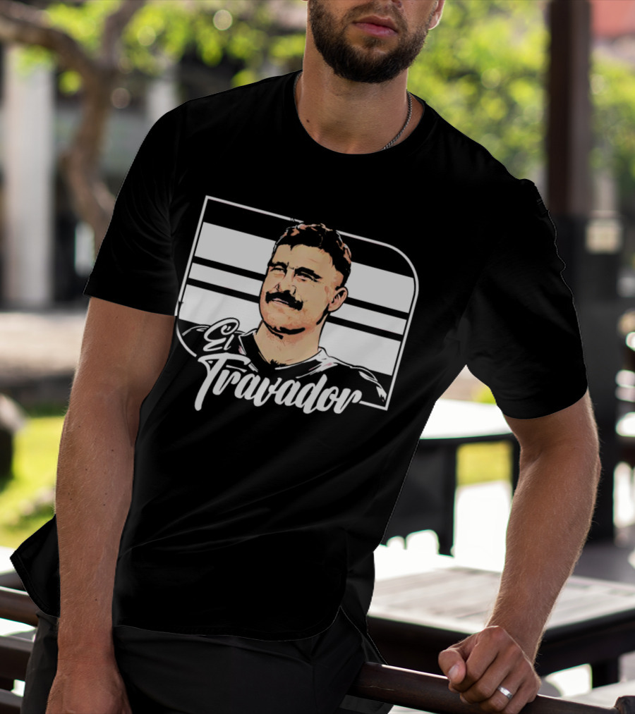 Travis Kelce El Travador NFL Football Player Caricature T-Shirt