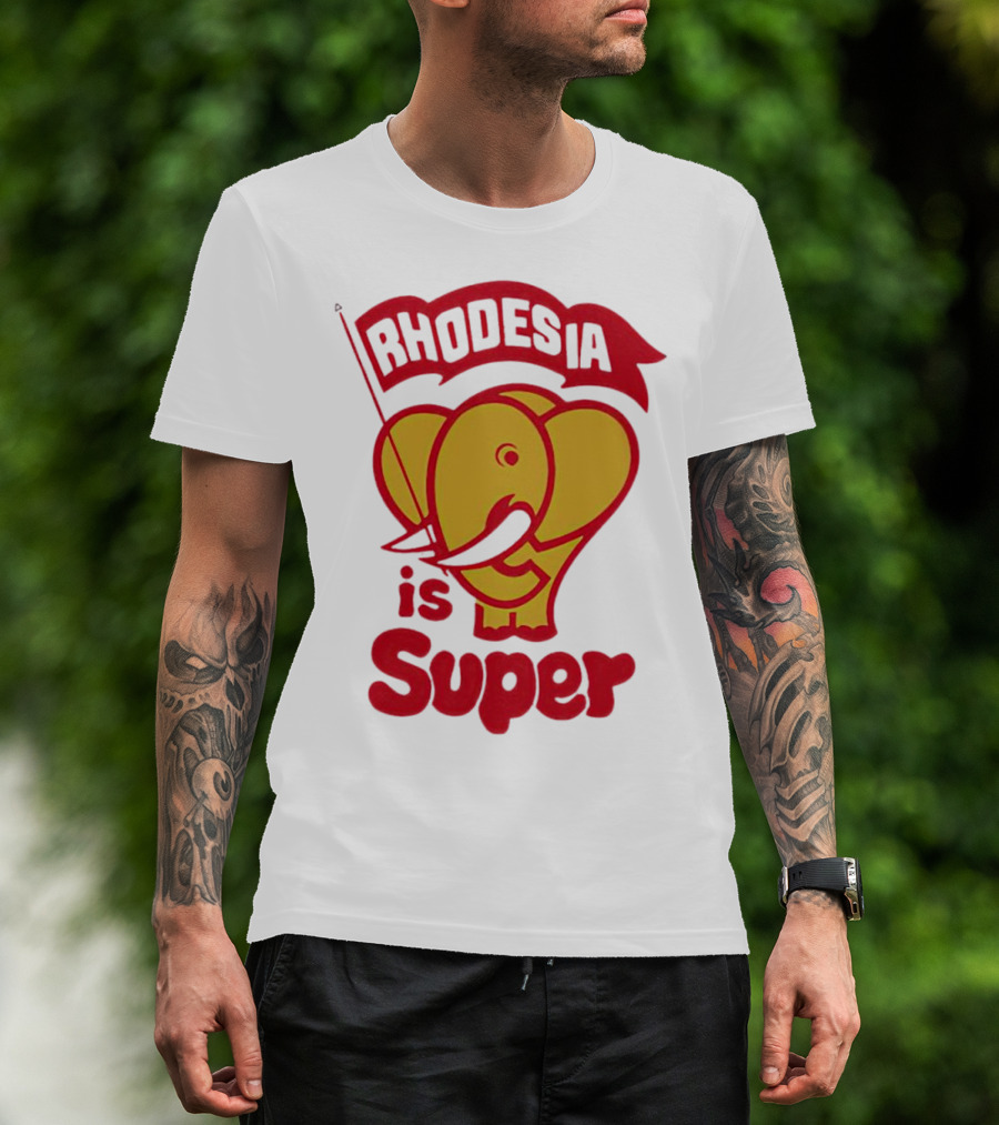 Rhodesia Is Super Elephant T-Shirt