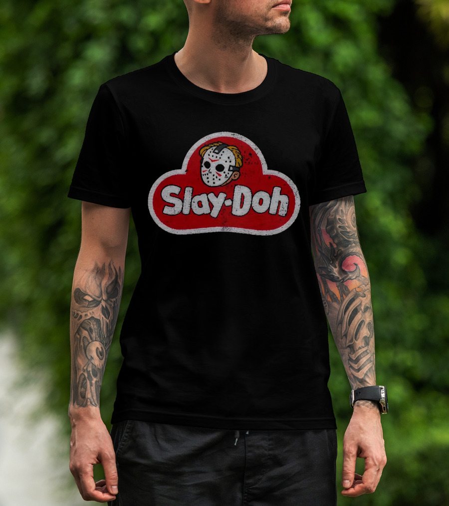 Slay-Doh Jason Mask Horror T-Shirt