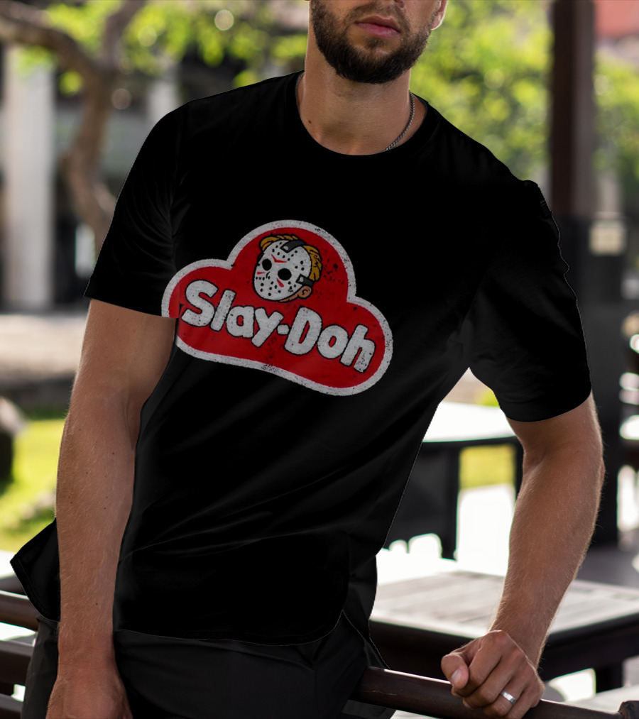 Slay-Doh Jason Mask Horror T-Shirt