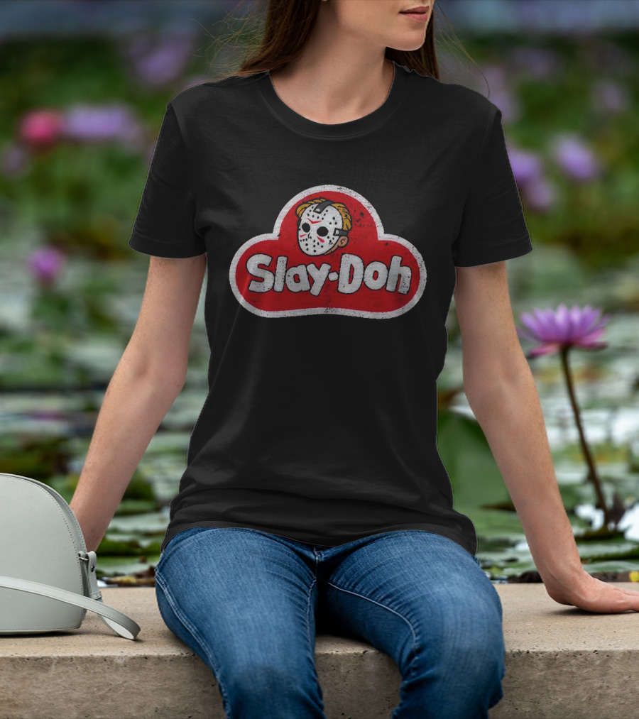Slay-Doh Jason Mask Horror T-Shirt