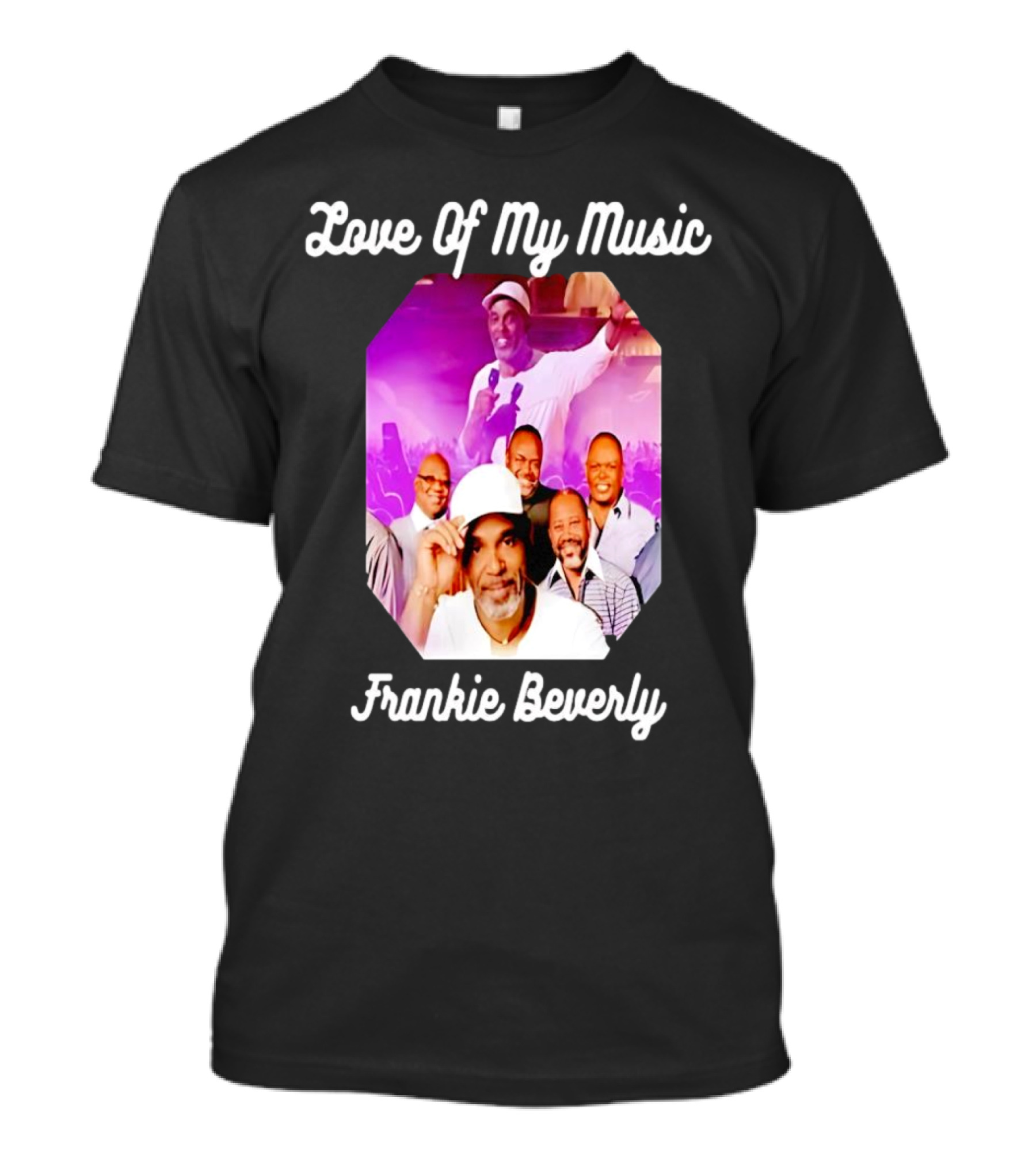 Love Of My Music Frankie Beverly Concert Band Image T-Shirt