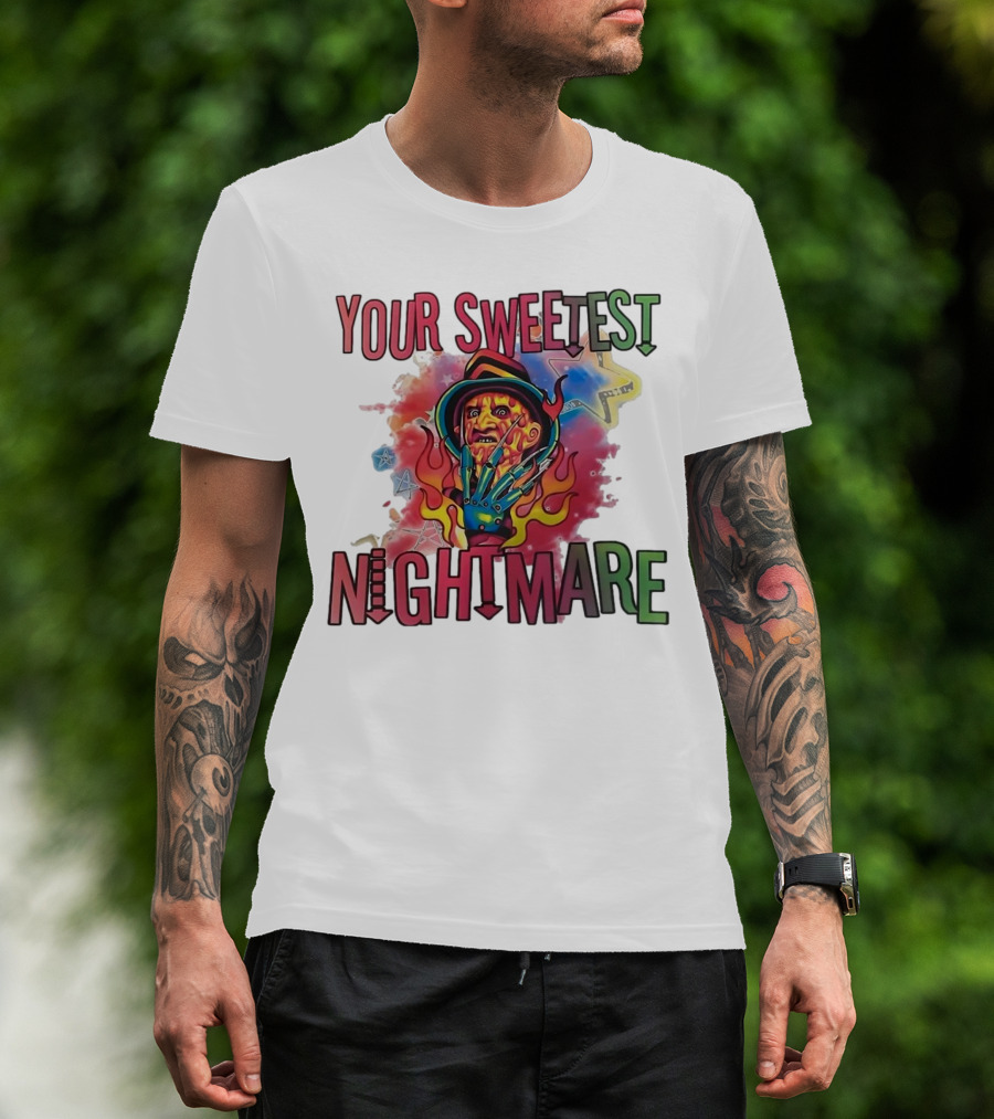 Your Sweetest Nightmare Freddy Krueger Halloween T-Shirt