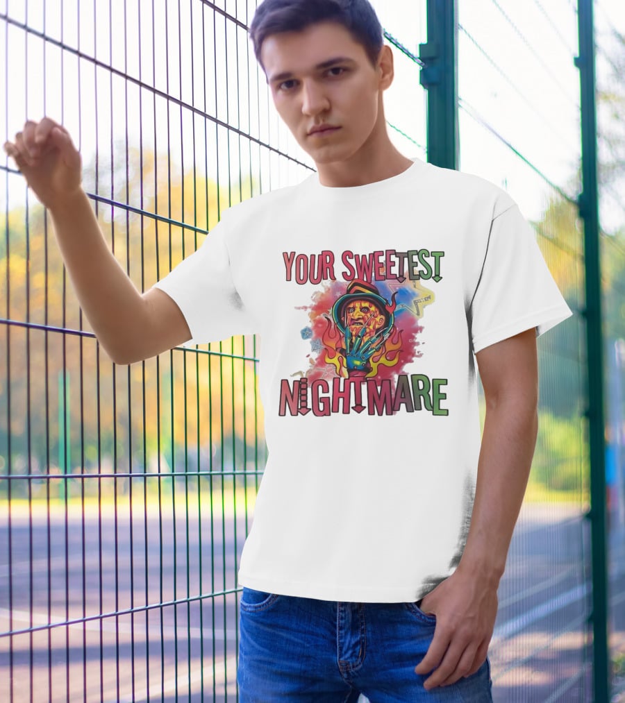 Your Sweetest Nightmare Freddy Krueger Halloween T-Shirt