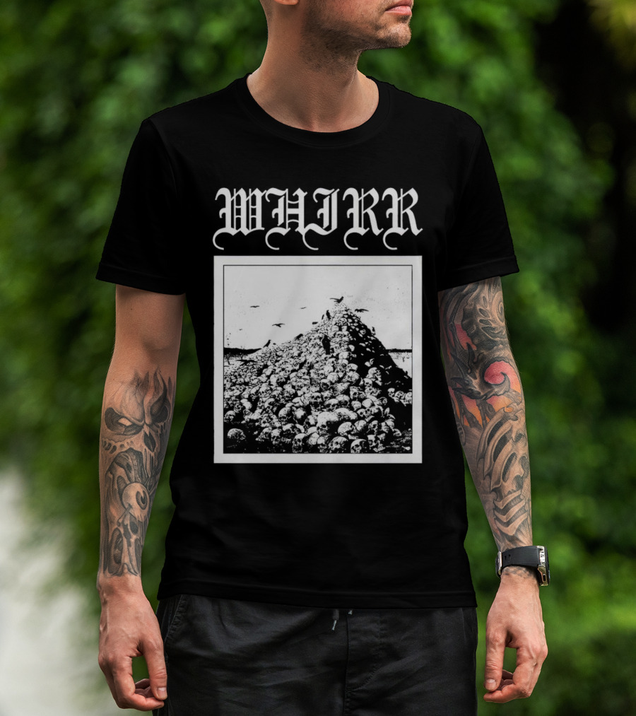 Whirr Skull Mountain Death T-Shirt