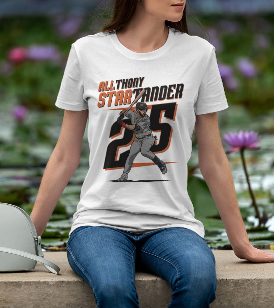 Anthony Santander All-Star Baseball Player Number 25 Baltimore T-Shirt